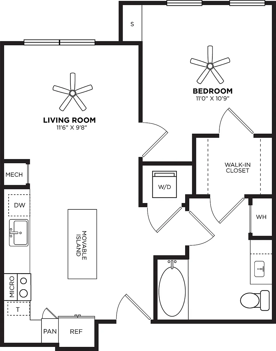 Floor plan A7 No Balcony