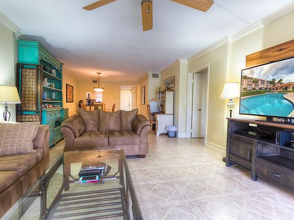 Open living/dining area