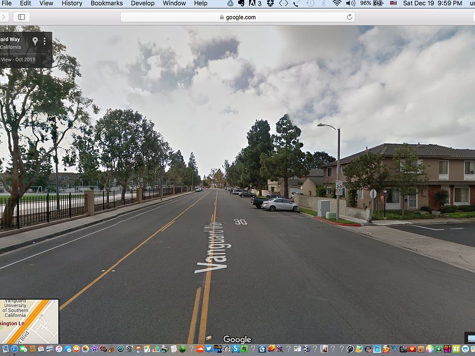 Parking on Vanguard Way