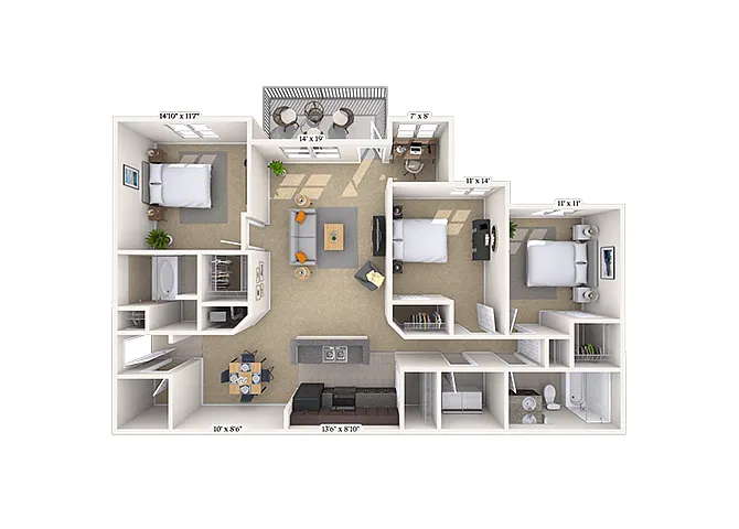 Floor plan The Montreaux