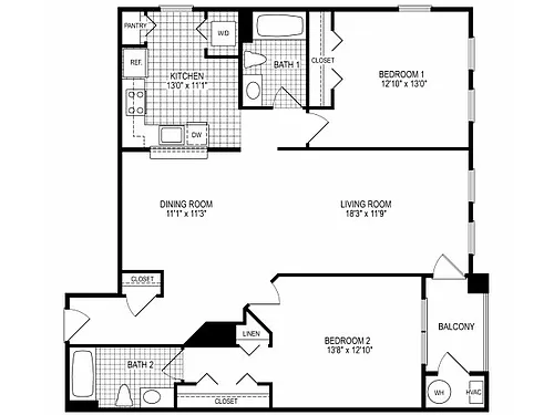 Floor plan Aberdeen