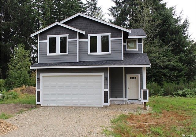 Brand new home on 1 acre with private rear yard and creek frontage on Camp Creek.  This new home is almost complete, just a few more finishing touches and pouring the front porch, rear patio and driveway apron.
