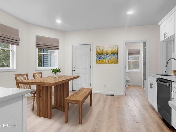 First floor kitchen staged