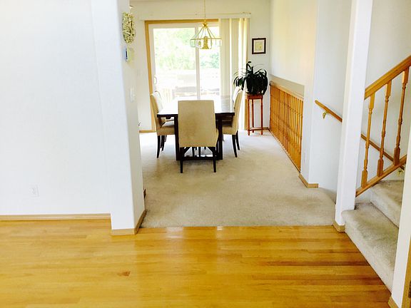 We replaced the carpet with the vinyl floor two years ago, I don't have that photo