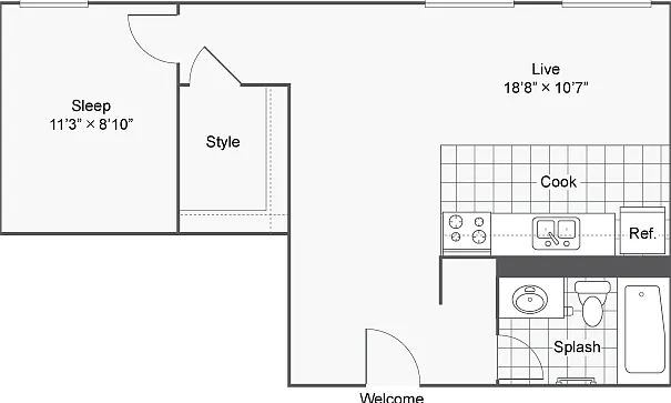 574 sqft 574 sqft