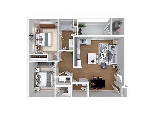 Floor plan 2X15