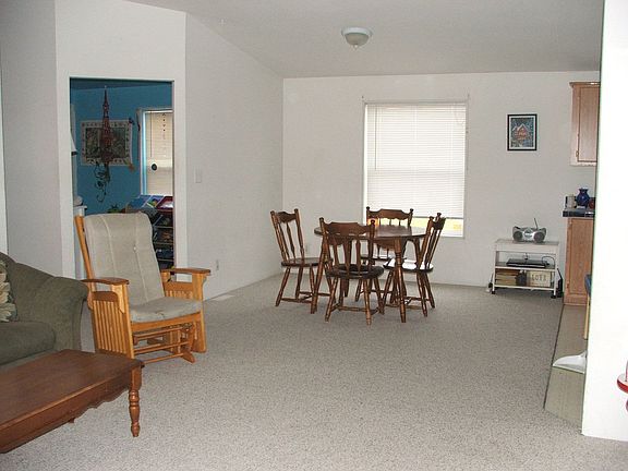 dining room/ nursery in background
