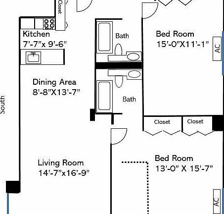 2nd image of 250 S End Ave APT 11D