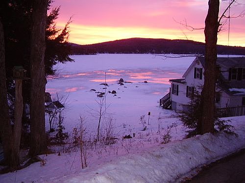 Sunrise reflection..   