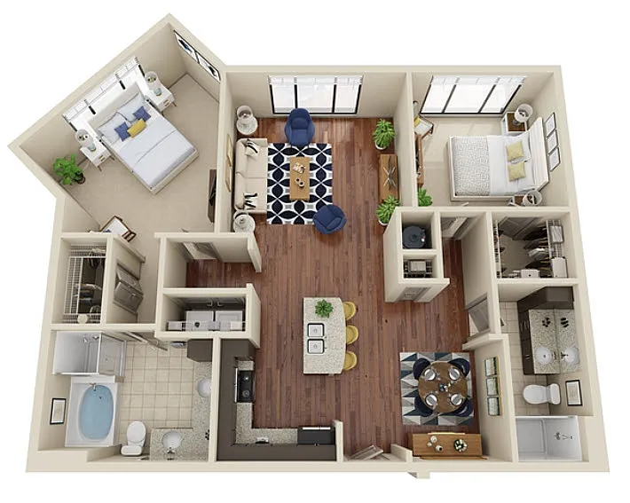 Floor plan B2