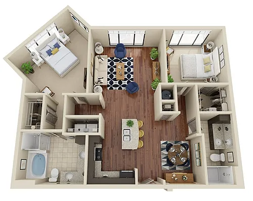 Floor plan B2