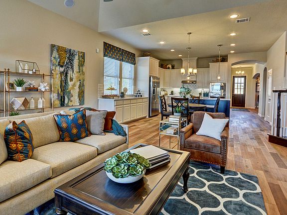 Open and airy family room