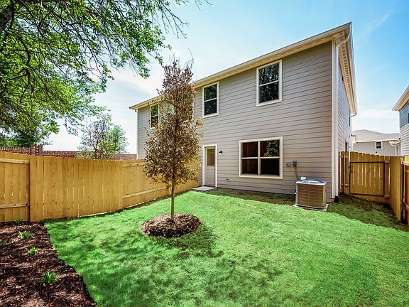 Spacious, fenced-in back yard