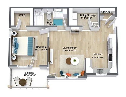 Floor plan The Blue Ridge