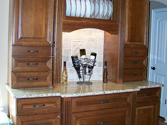 Built in china cabinet