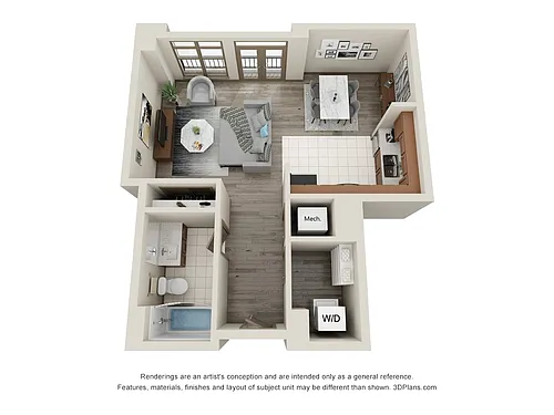 Floor plan Studio