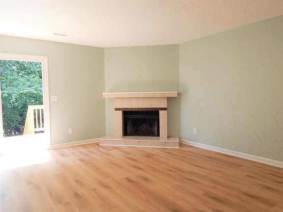 Tiled Fireplace in Living Room!