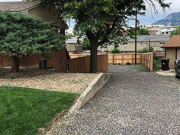 New Driveway and Fence