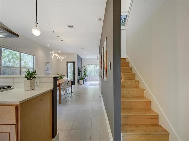 Upon entering the home you will find a modern, open floorplan.