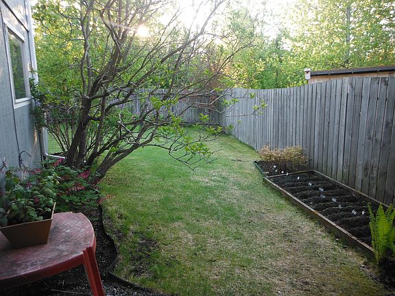 Side Yard with Veg. Garden
