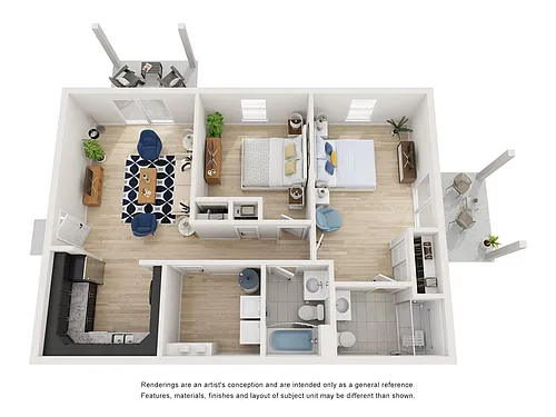 Floor plan The Beck 2