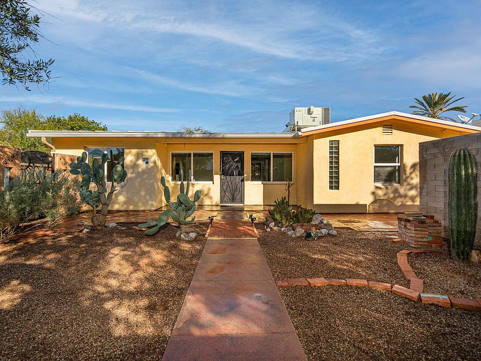 Front of house from private courtyard