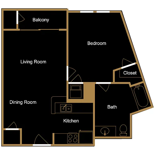 Floor plan Plan B5
