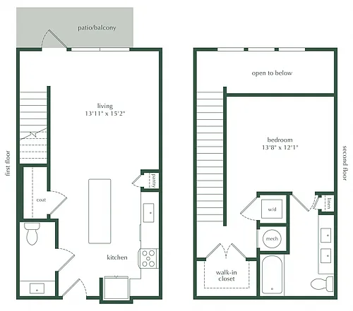 Floor plan TH1