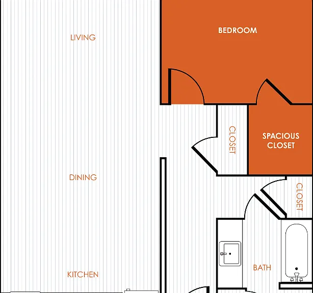 1x1 C Floorplan Diagram