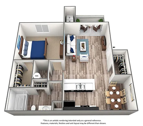 Floor plan A1 - Newly Renovated