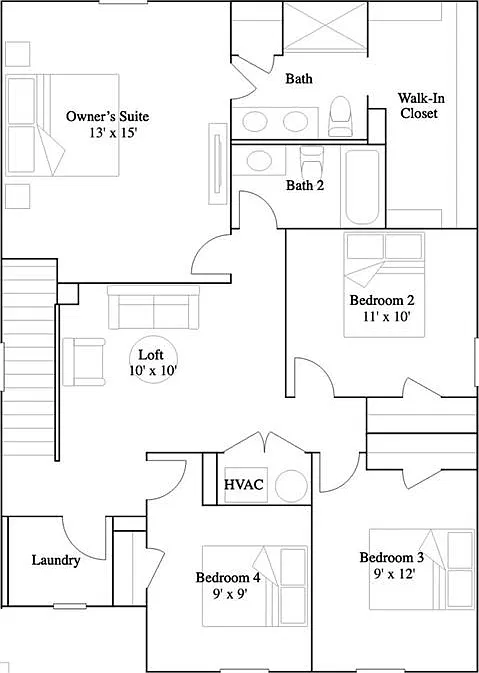 4 bed, 2.5 bath, 2156 sqft, $2,450 — Photo 3