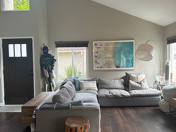 Living room and entry