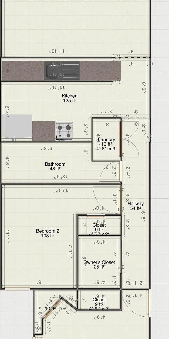 2 bed, 911 sqft, $2,350 — Photo 4