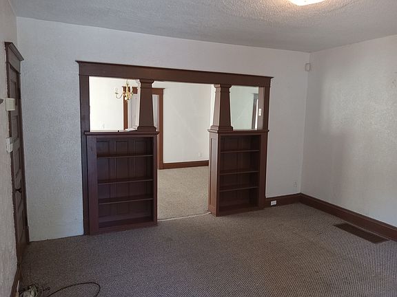 Entering front door into living room