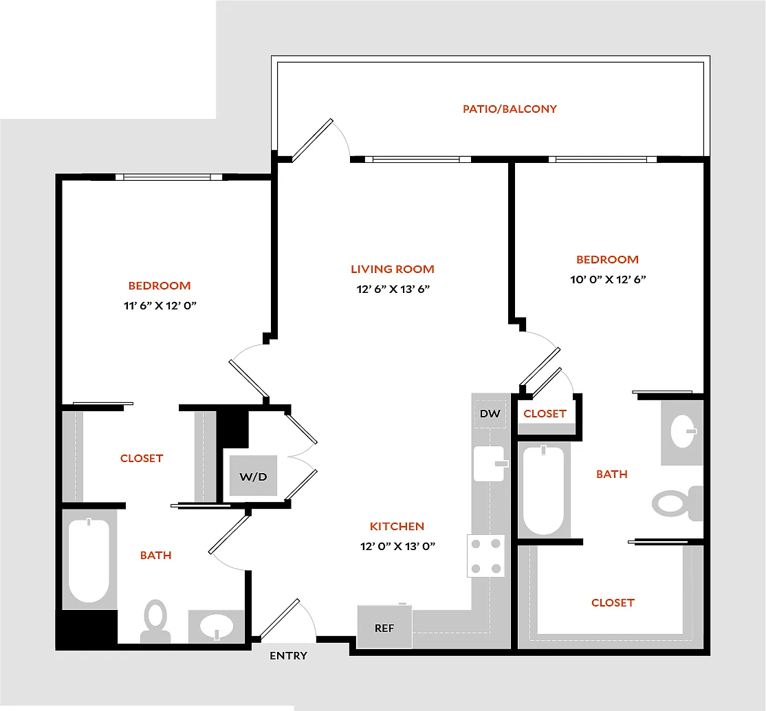 Floor plan Plan 2B