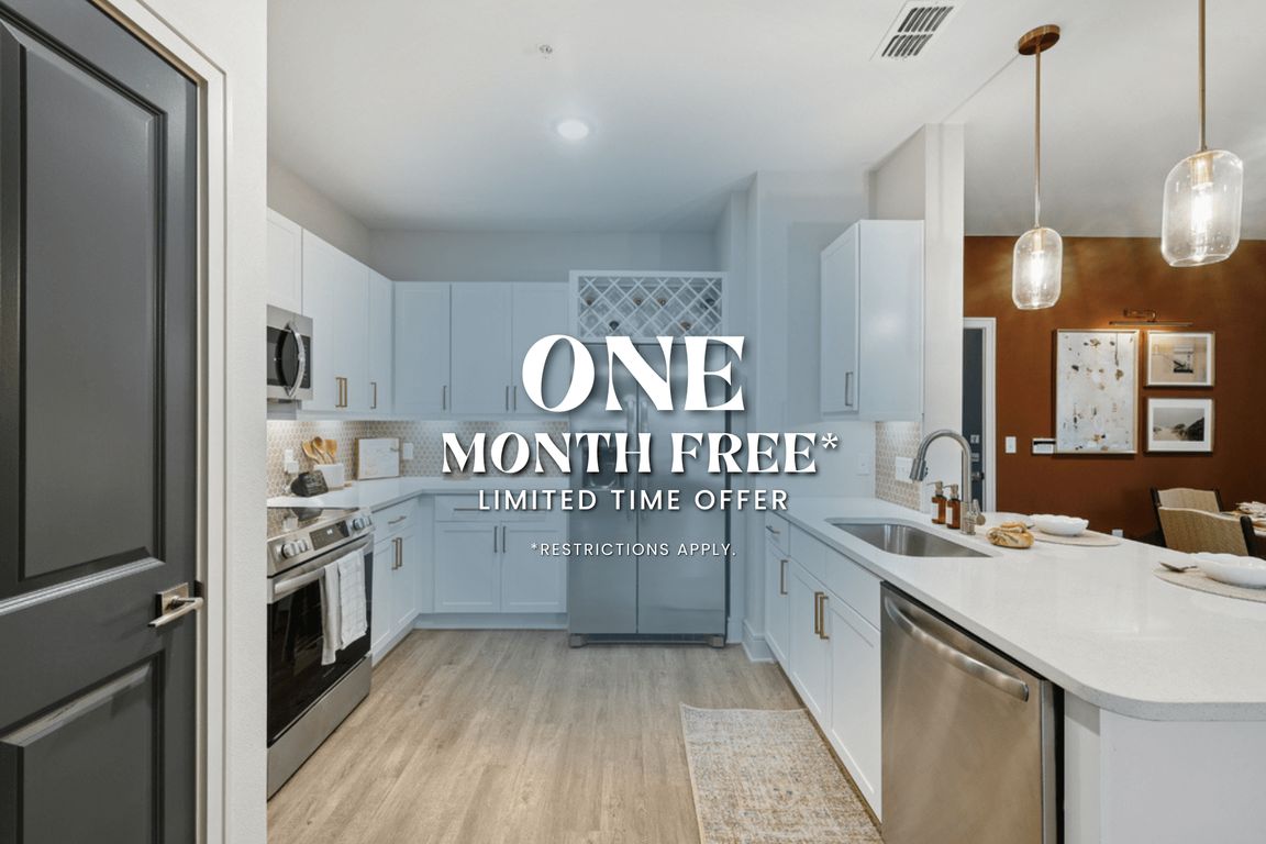 Kitchen with Quartz Countertop and Stainless Steel Appliances