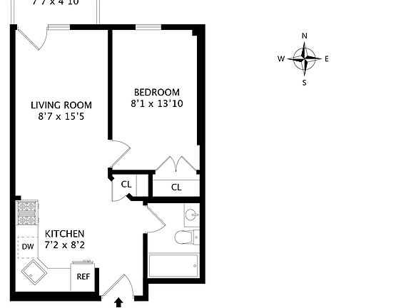 2nd image of 447 W 47th St APT 8
