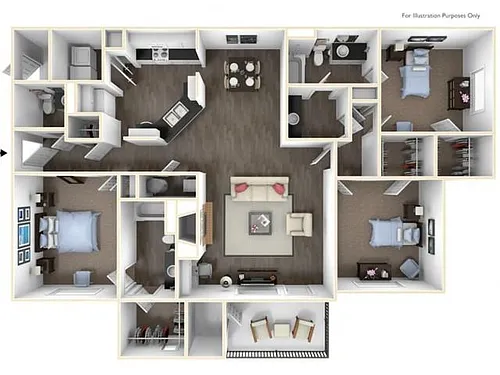 Floor plan 3X25