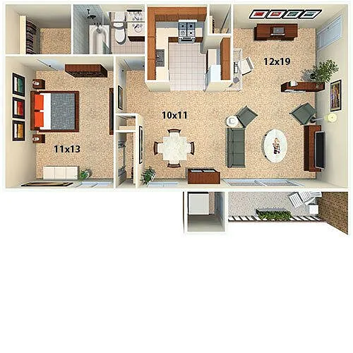Floor plan Patriot
