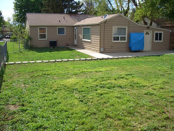 Backyard view from back fence