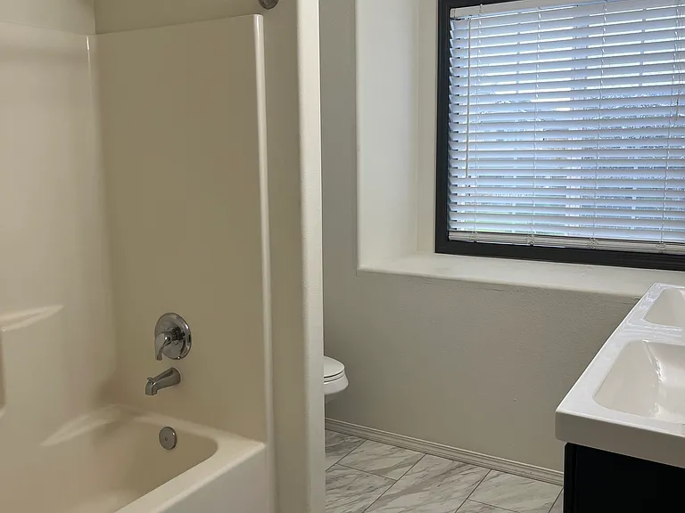 Second full bath shower and tub