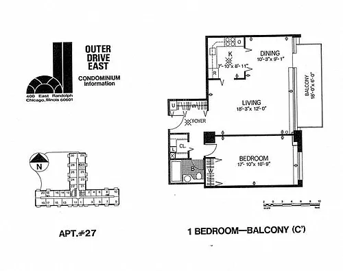 Floor plan Tier 27