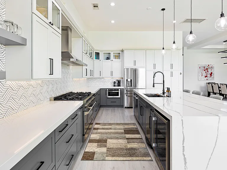 This gourmet style kitchen has it all and is fully stocked for you. Just arrive and relax!