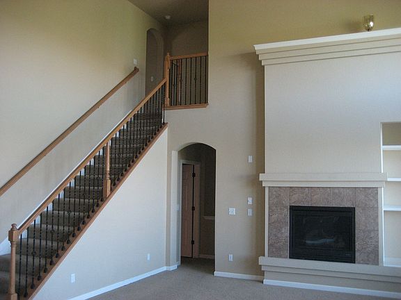 Family room fireplace