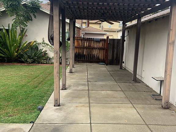 Back yard area for front property