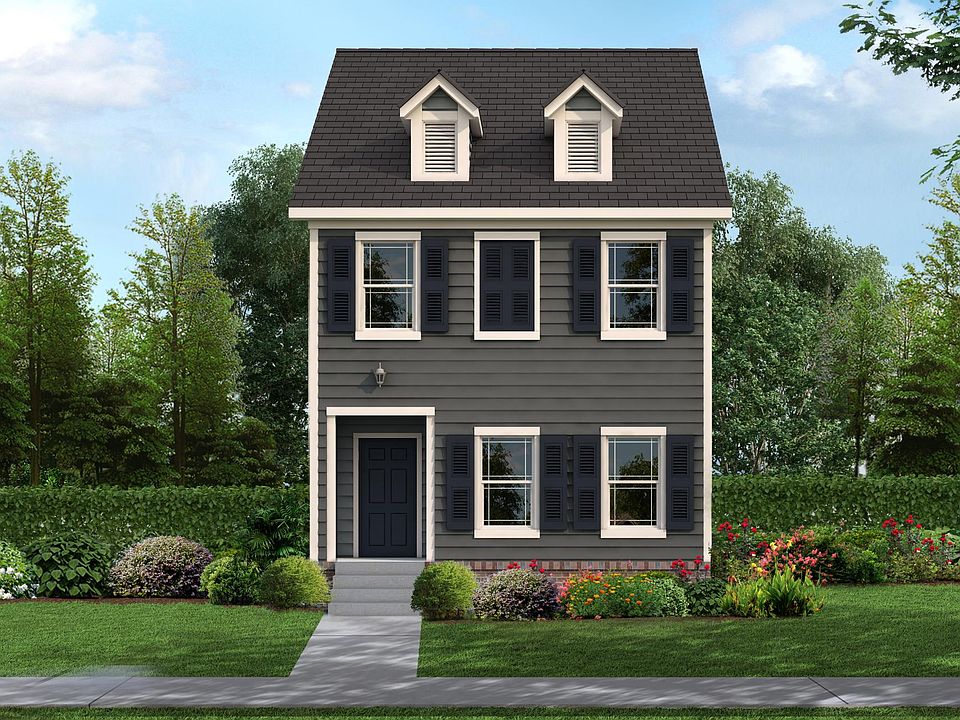 The Monroe Colonial Elevation