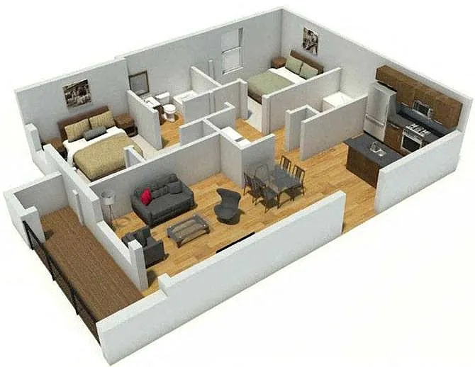 Floor plan The Atlantic