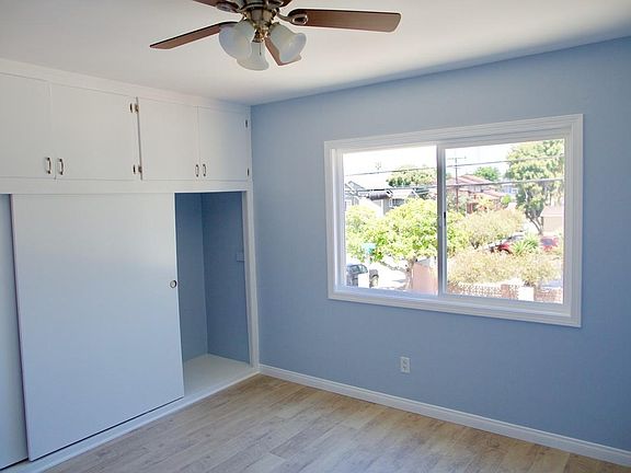 Bedroom A with second story view.