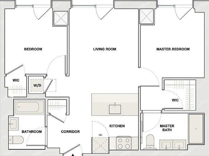 2nd image of 130 S 2nd St #5B