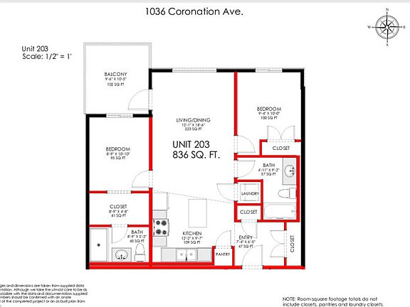 2nd image of 1036 Coronation Ave #203